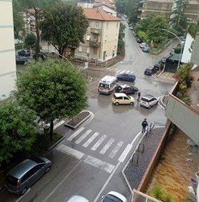 Incidente semaforo via Napoli