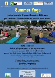 summer yoga - FOLIGNANO ESTATE 2020