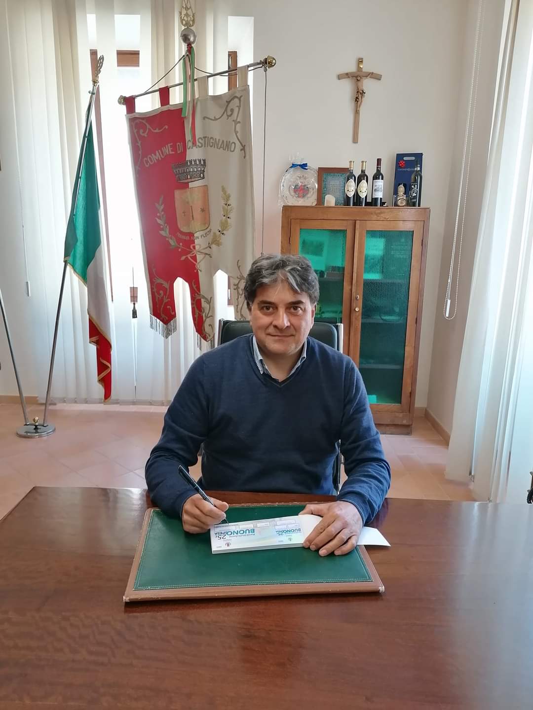 Fabio Polini sindaco di Castignano
