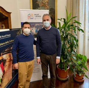 Il sindaco Fioravanti con il soprintendente Moriconi - foto tratta dal profilo facebook del sindaco Fioravanti