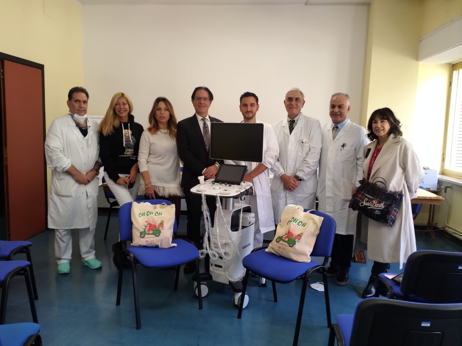 Donazione del Gruppo Gabrielli a Pediatria del Mazzoni