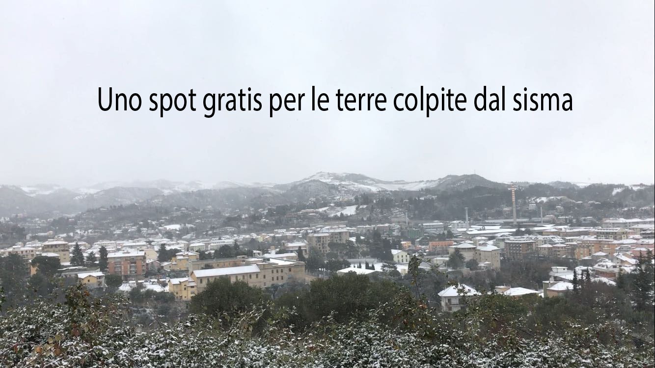 Ascoli con la neve e spot gratis