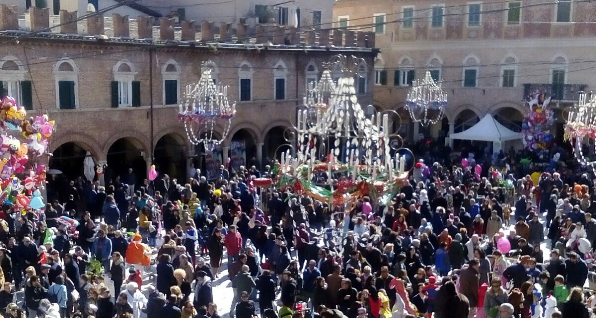 Carnevale 2017 piazza del Popolo domenica mattina