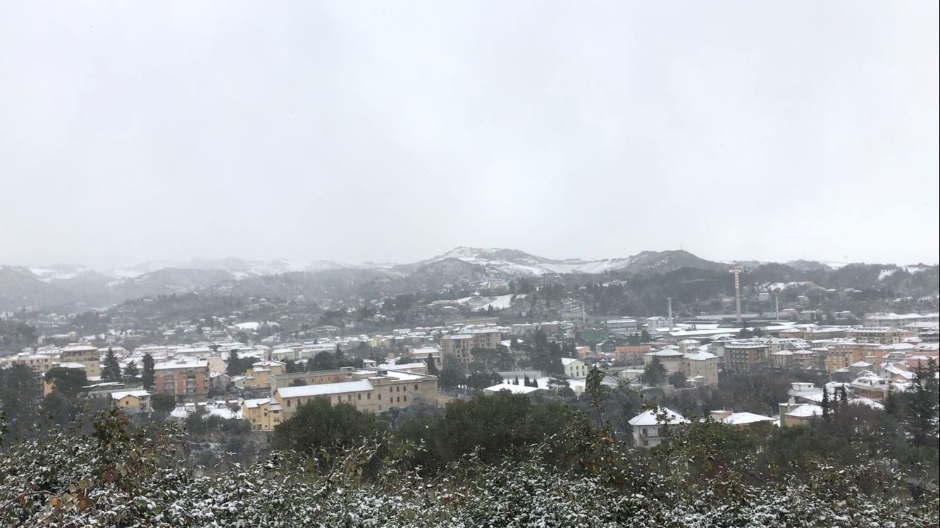 Ascoli con la neve