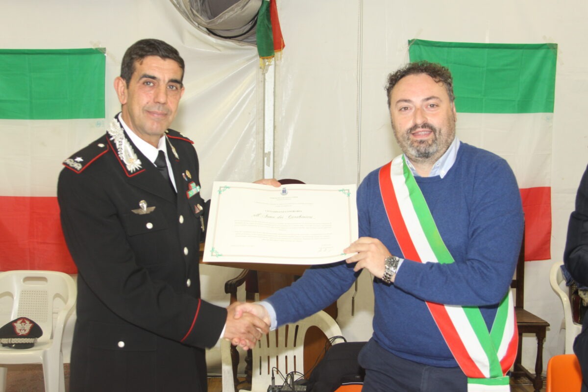 carabinieri cittadinanza onoraria