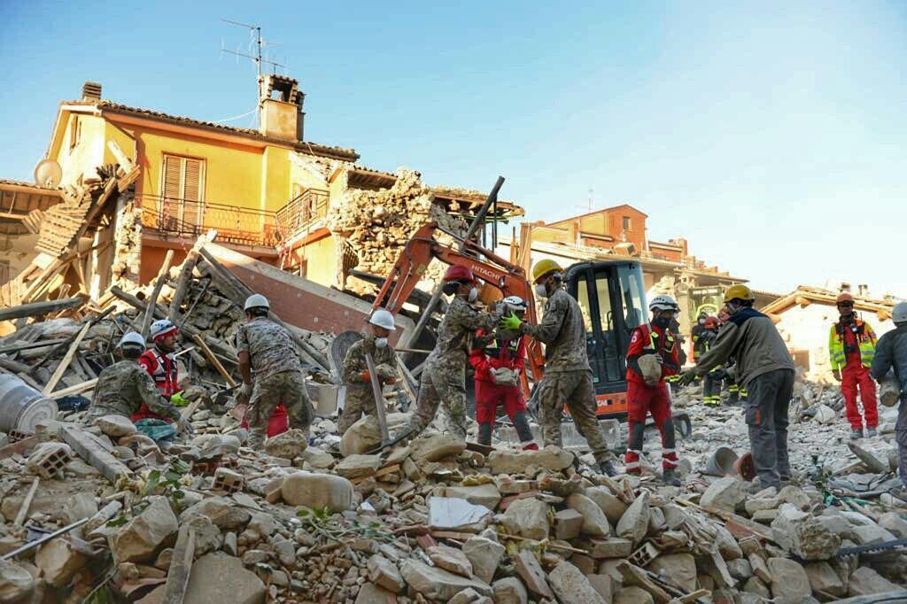 militari Piceno per il post terremoto