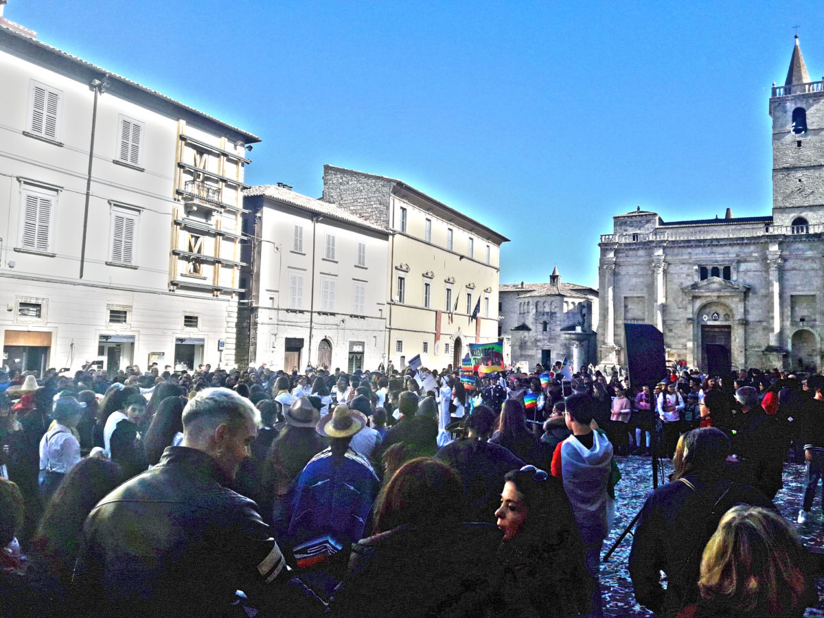 Carnevale scuole in piazza Arringo 2019