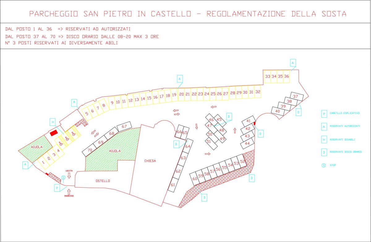 SEGNALETICA SAN PIETRO IN CASTELLO