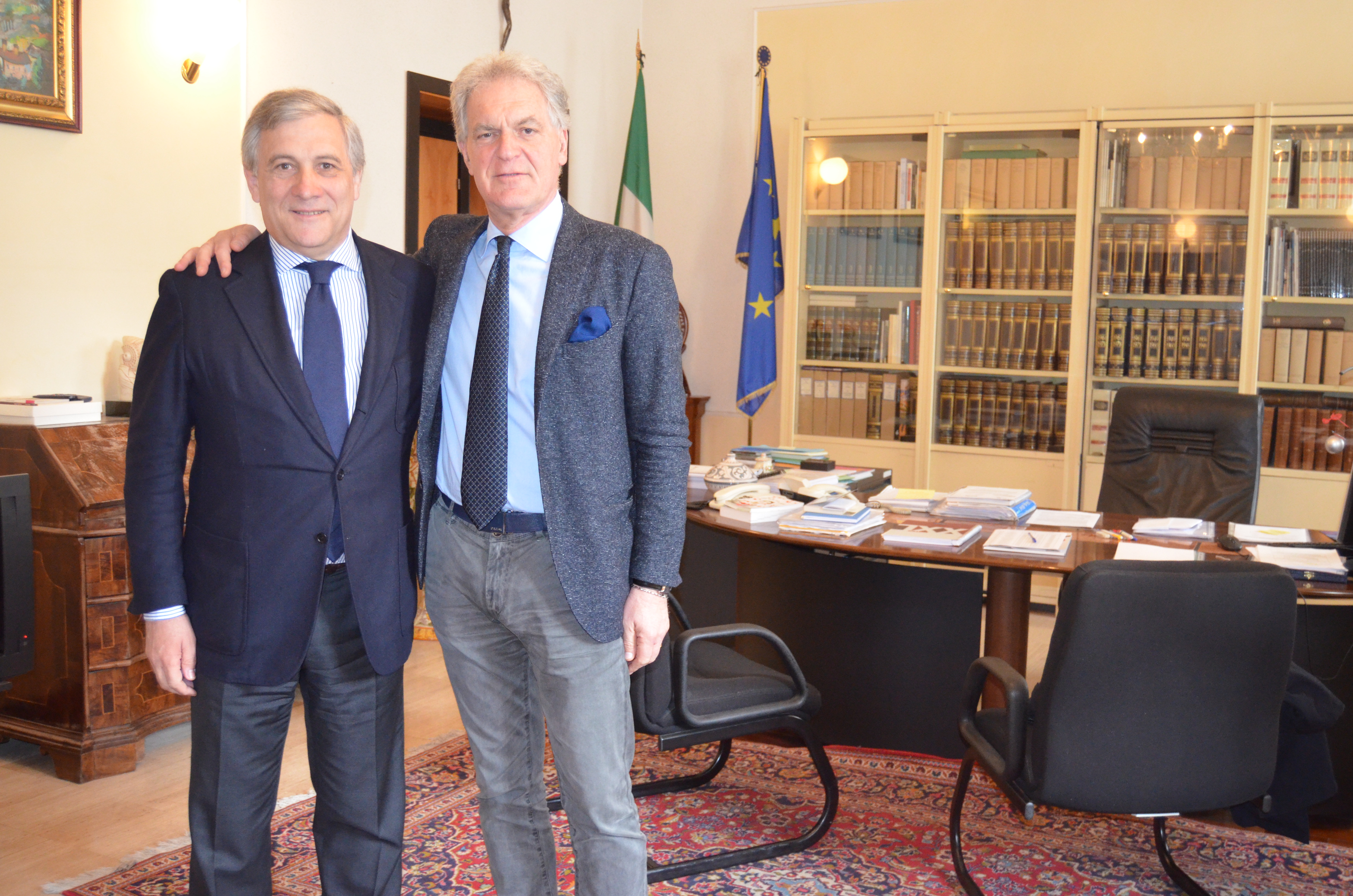 Piero Celani Antonio Tajani