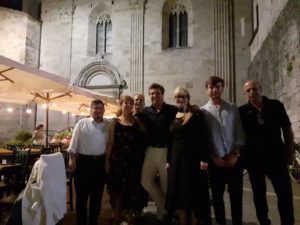 Bocciarelli fuori dalla Locanda del Medioevo