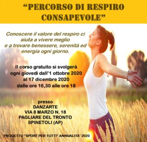 respiro consapevole Ottobre Dicembre 2020 (Pagliare)