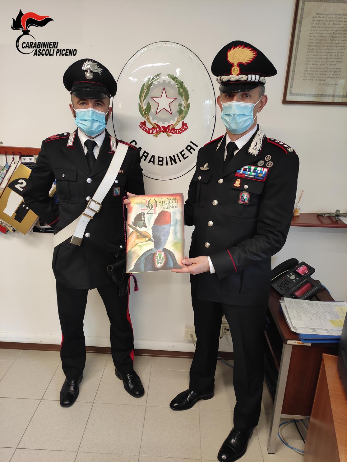 Calendario Carabinieri 2020