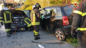 Incidente stradale vigili