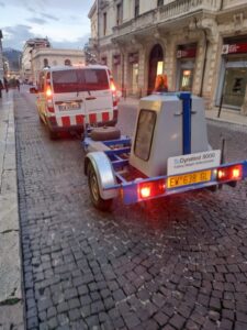 Università di Parma al lavoro in corso Trieste ad Ascoli