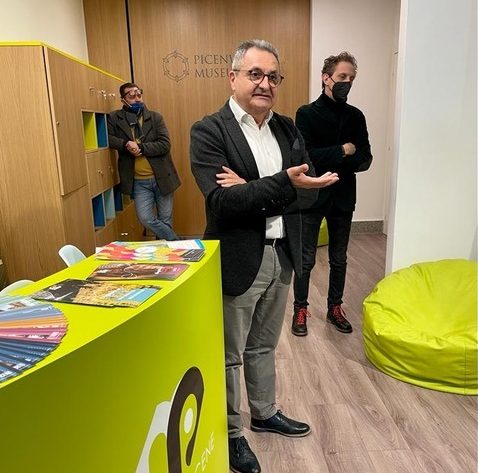 Luigi Contisciani Inaugurazione Entry Point Mete Picene