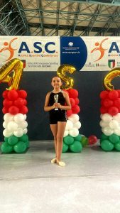 Sofia, la più piccola ginnasta della New Team