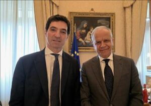 Acquaroli con ministro Piantedosi