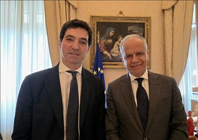 Acquaroli con ministro Piantedosi