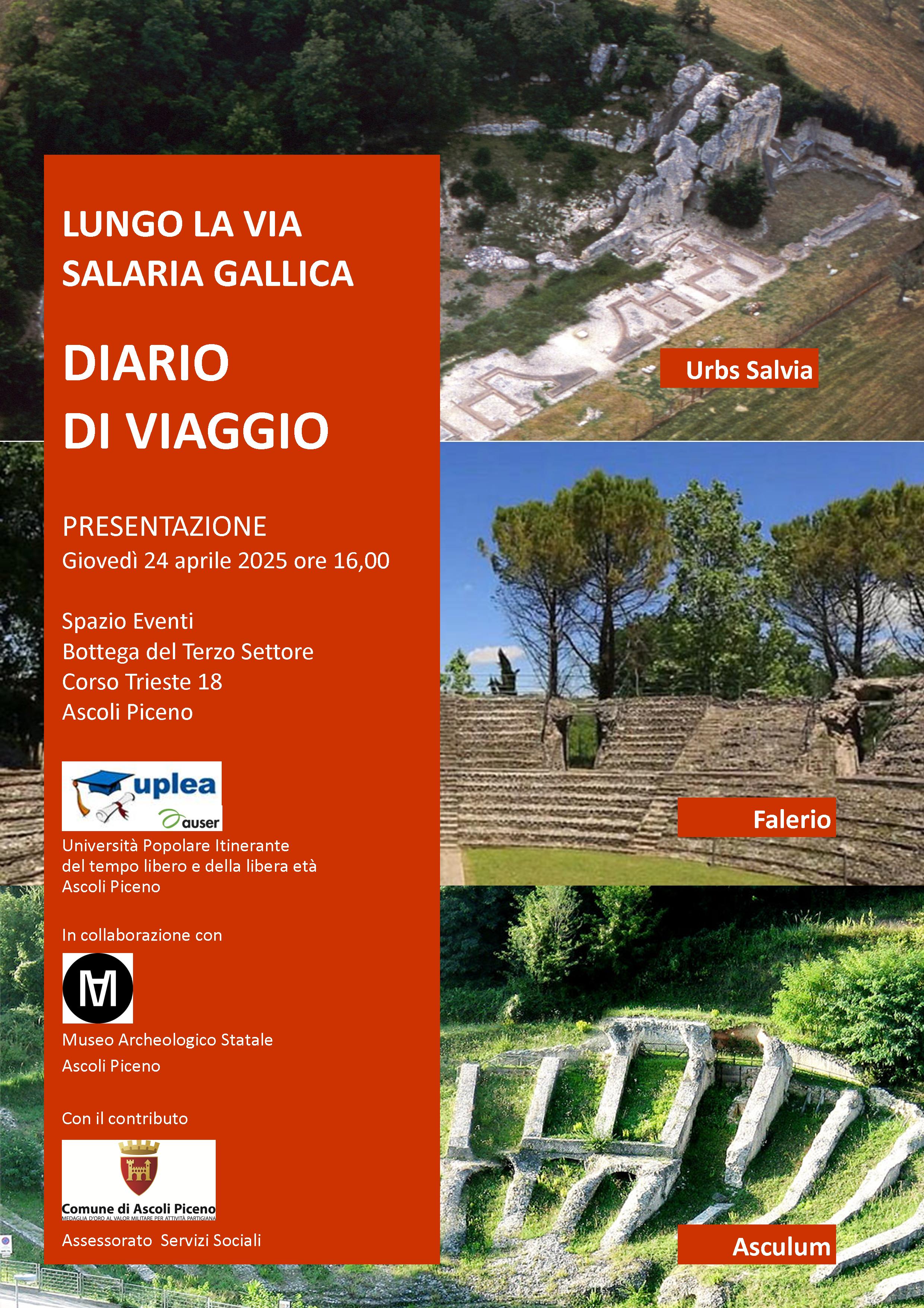 Diario di viaggio-locandina 24 aprile 2025
