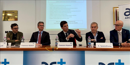 Acquaroli a San Benedetto per il nuovo ospedale