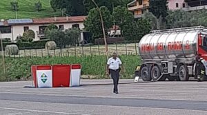 vigili del fuoco cestone